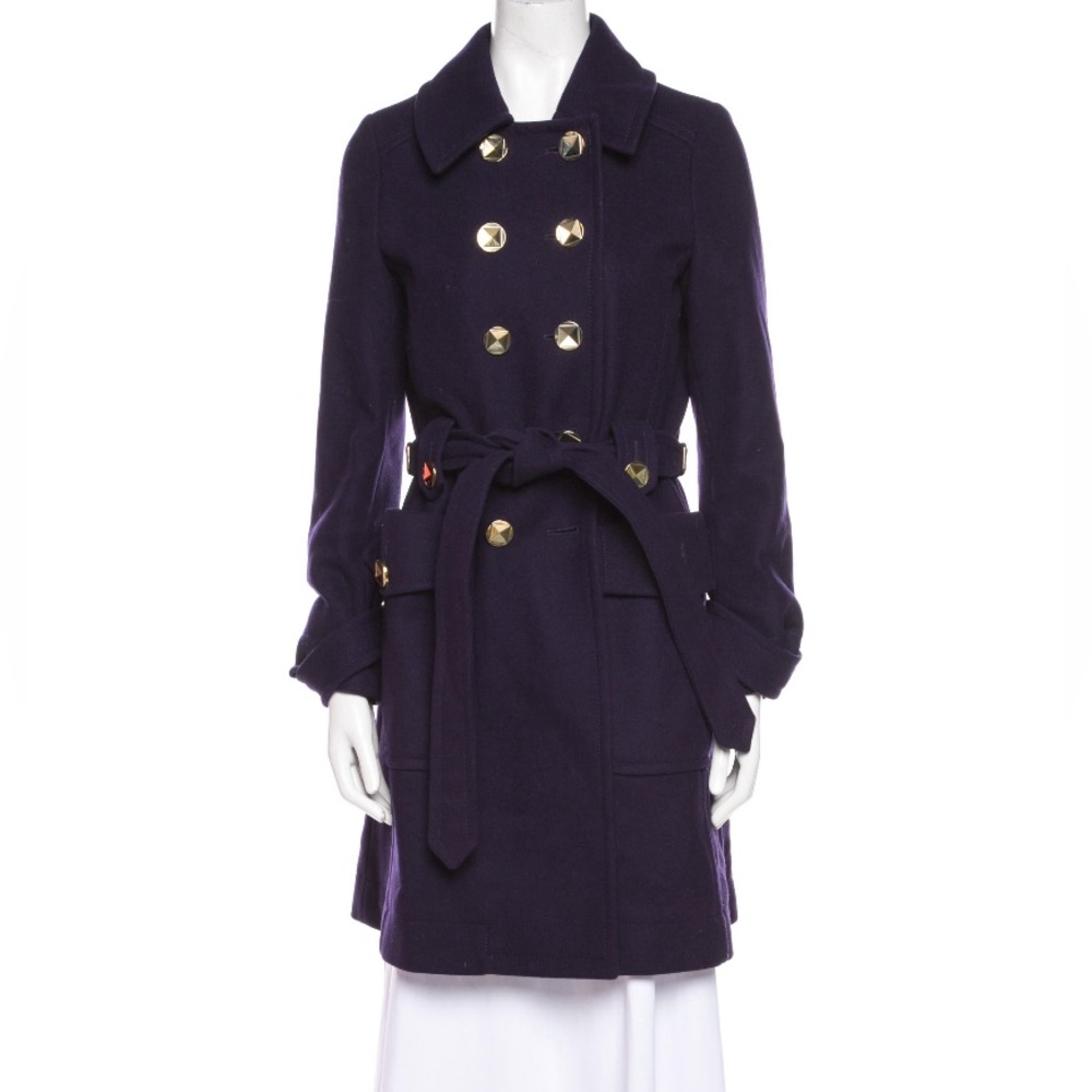 •   Marc by Marc Jacobs Virgin Wool Trench Coat SMALL